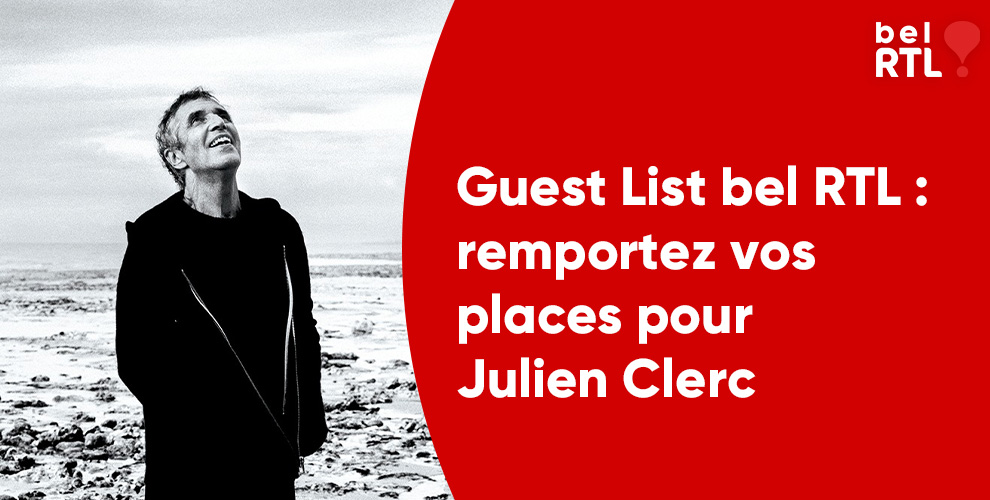 Julien Clerc guest list bel rtl