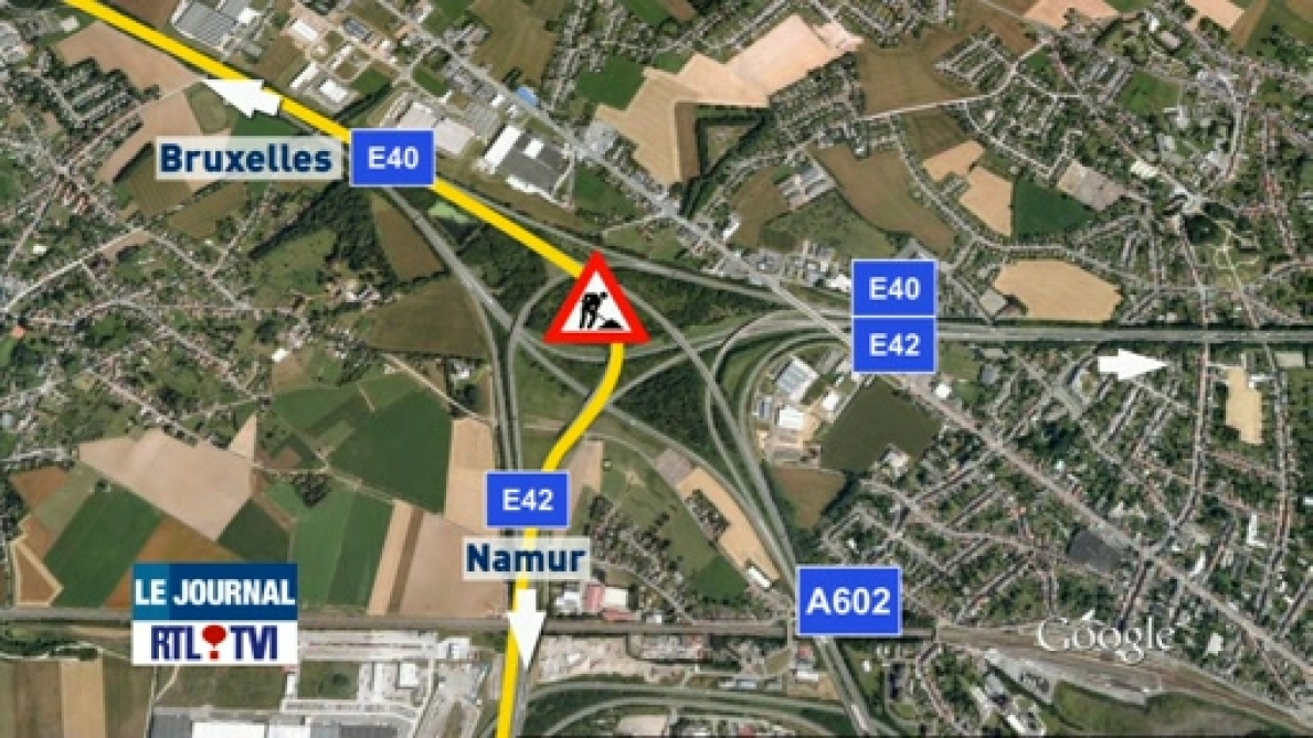 Un nouveau chantier débute demain sur l'autoroute E40 LiègeBruxelles
