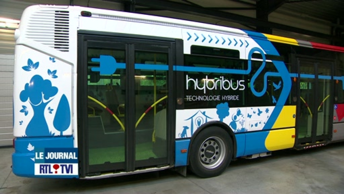 Un 1er bus hybride testé sur la ligne 48 du TEC LiègeVerviers RTL Info