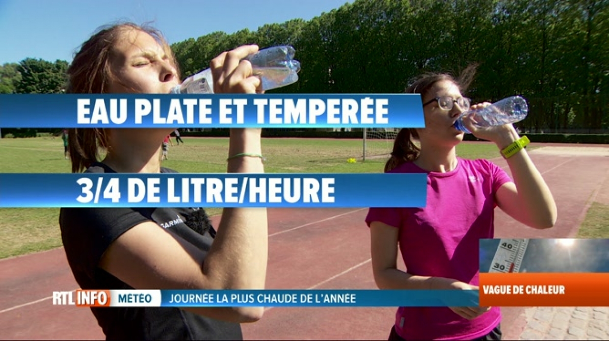 Canicule conseils pour les personnes qui font du sport à l'extérieur RTL Info