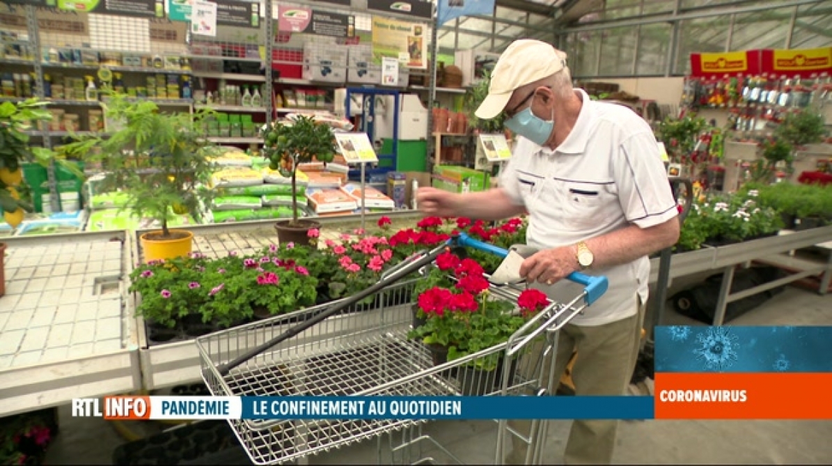Coronavirus en Belgique: visite dans une jardinerie en région liégeoise
