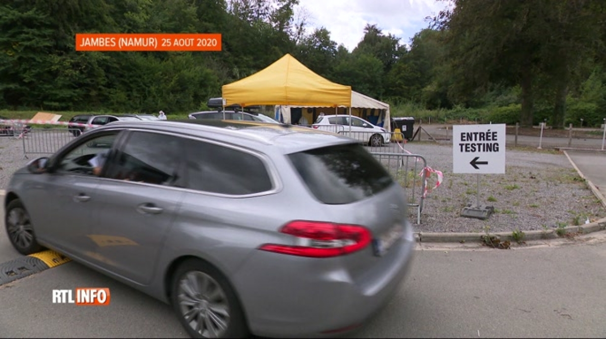 Coronavirus réouverture du centre de dépistage de Jambes RTL Info