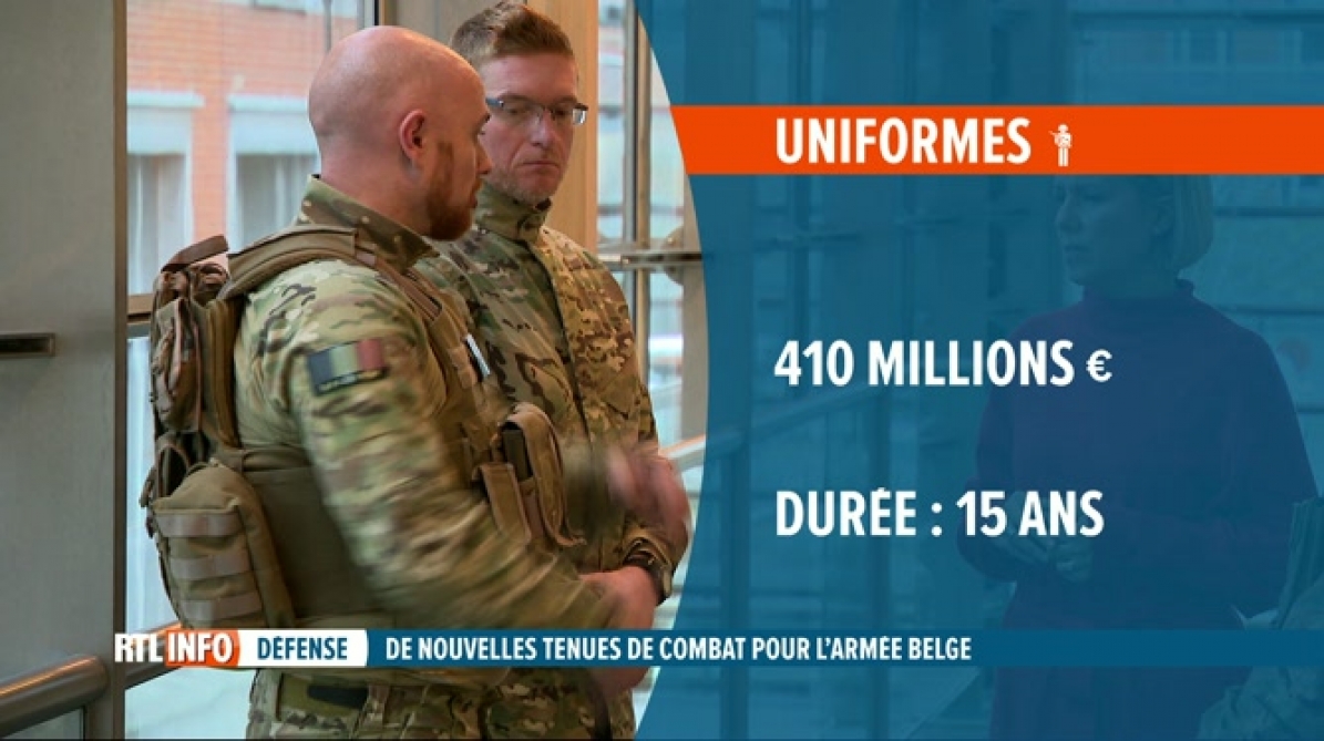 L armee belge devoile ses nouvelles tenues de combat