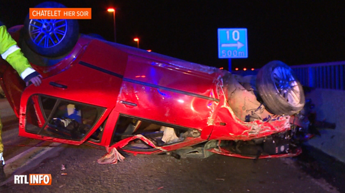 Un accident de la route sur le R3 de Charleroi fait un blessé RTL Info