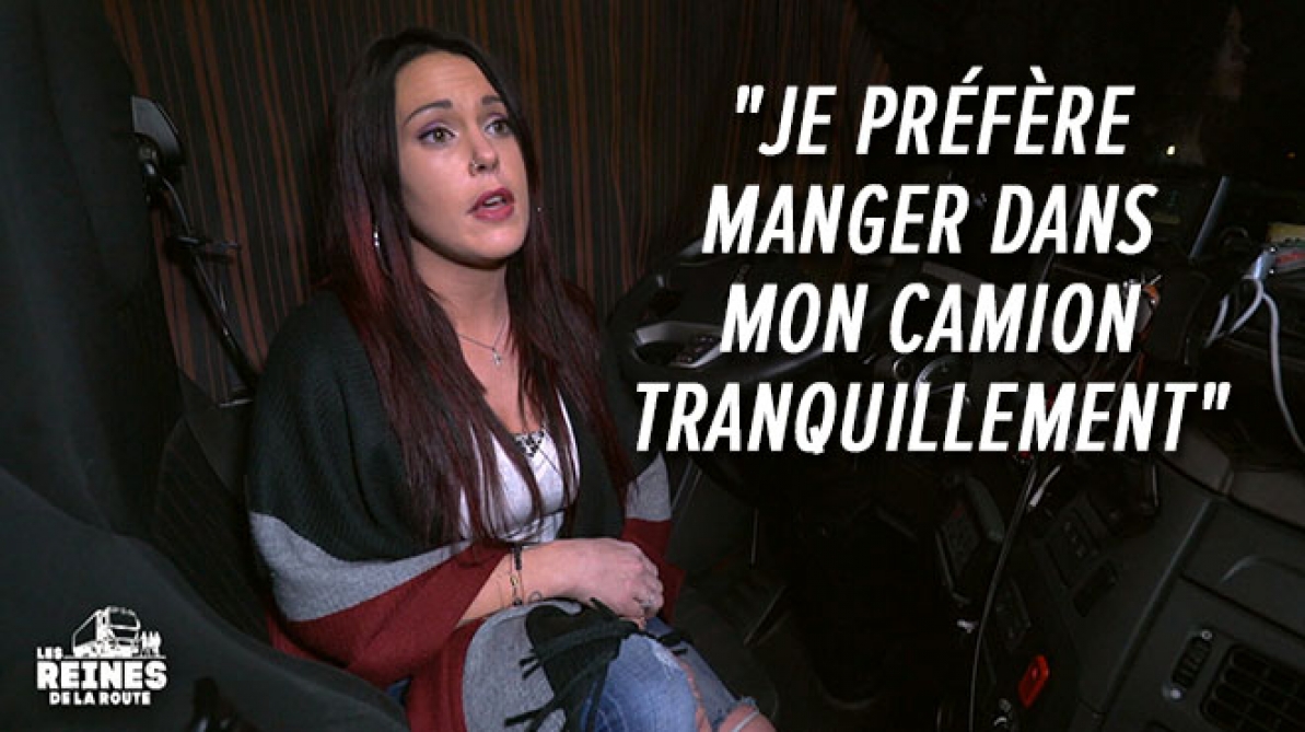 Jennifer Les Reines De La Route Conductrice poids-lourd, Jennifer préfère ne pas aller dans les "restos  routiers": "Si c'est pour être reluquée, je vais me sentir mal" | RTL Info