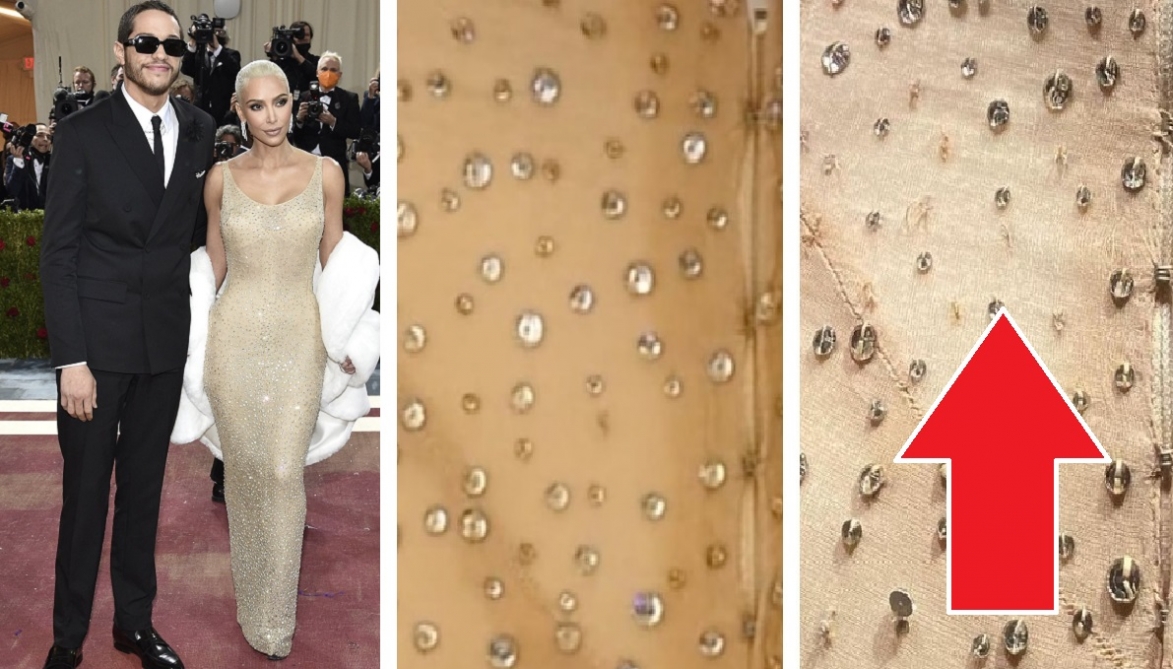 Kim Kardashian a t elle endommage la celebre robe de Marilyn Monroe en la portant au gala du MET RTL Info