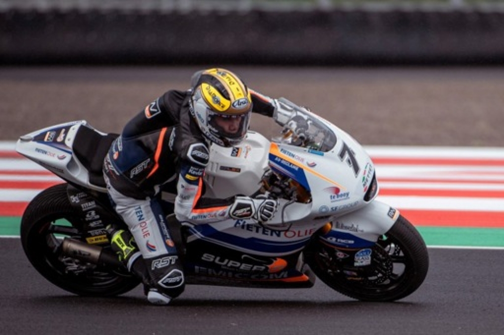 Barry Baltus 12 in de Moto2 Grand Prix van Nederland