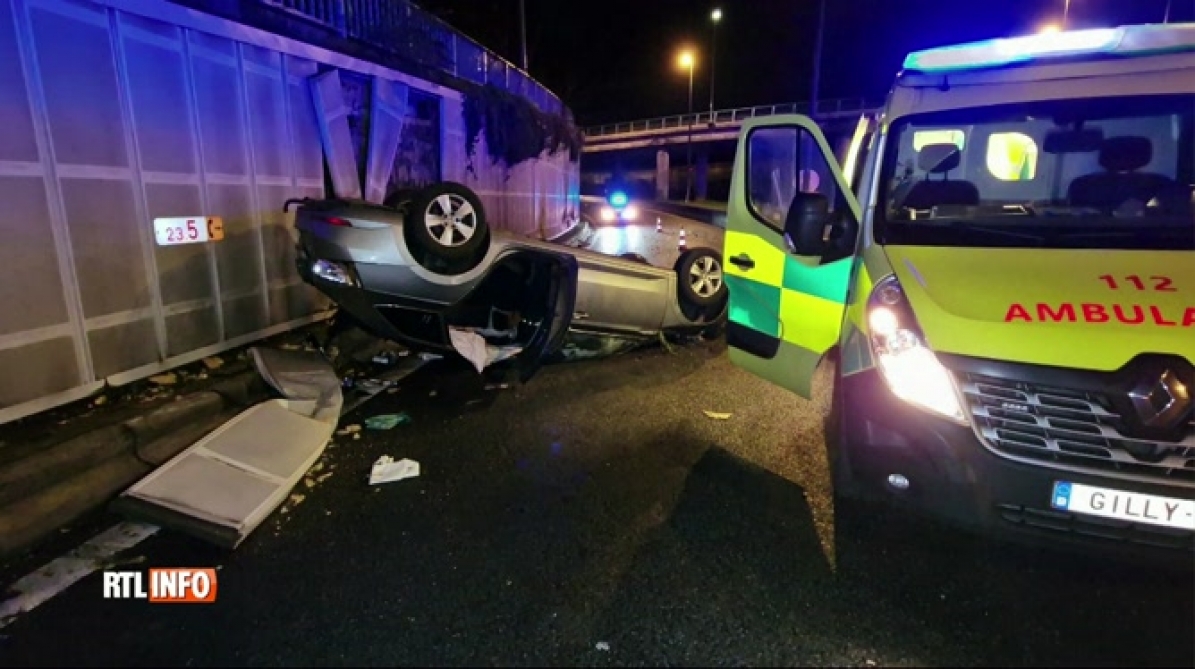 Grave accident sur le ring de Charleroi RTL Info