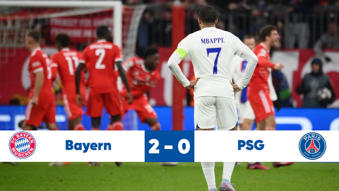 Paris, c'est fini: le Bayern Munich éteint le PSG, qui prend la