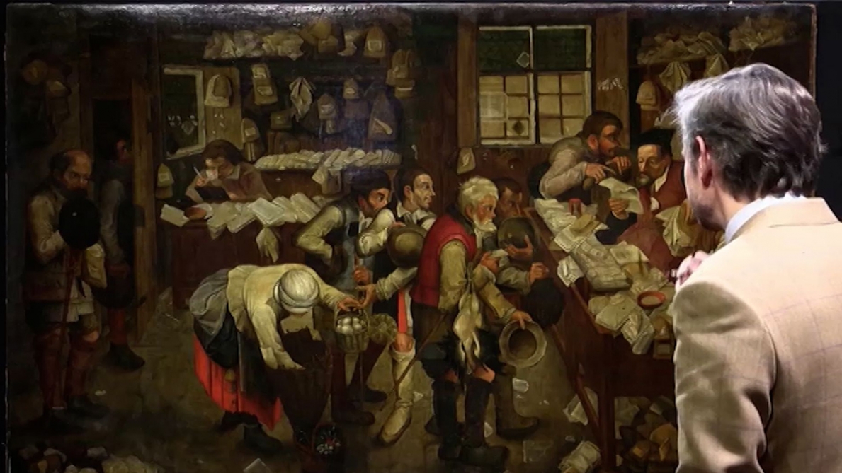 Un quadro polveroso, nascosto dietro una porta, si rivela il “capolavoro” di Brueghel.