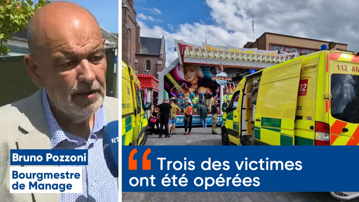 Accident en pleine ducasse à La Hestre la fillette de 10 ans est "hors