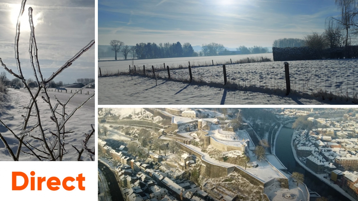 La Belgique sous la neige fin de la phase d'alerte routière en