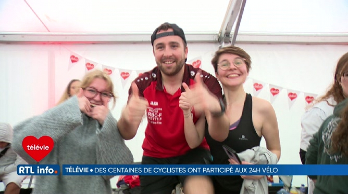 Un nouveau record a ete battu aux 24h velo du Televie