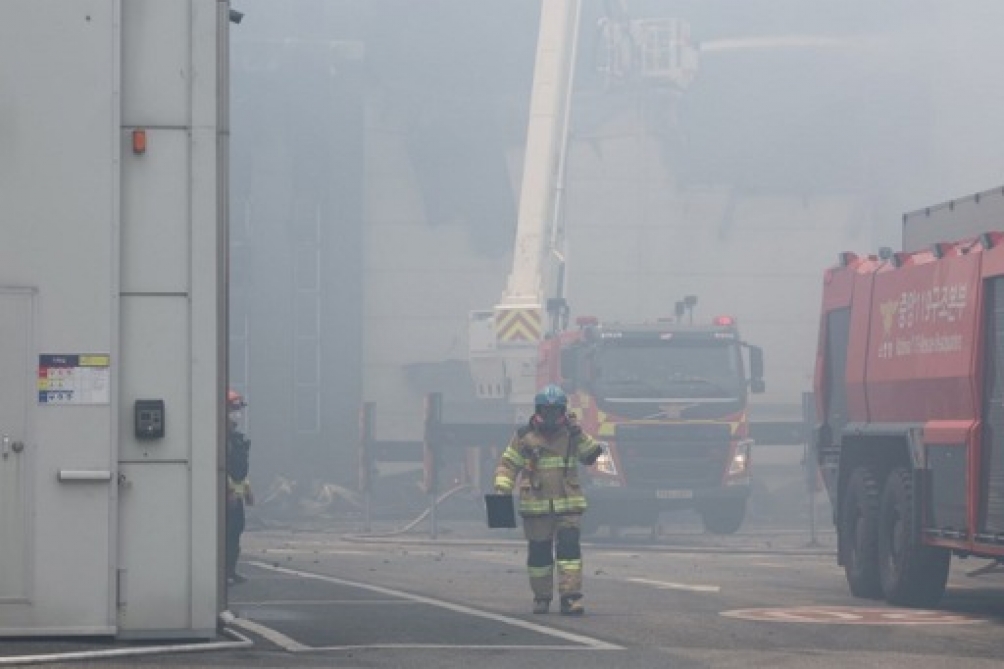 Corée du Sud un mort et 21 disparus dans l'incendie d'une usine de