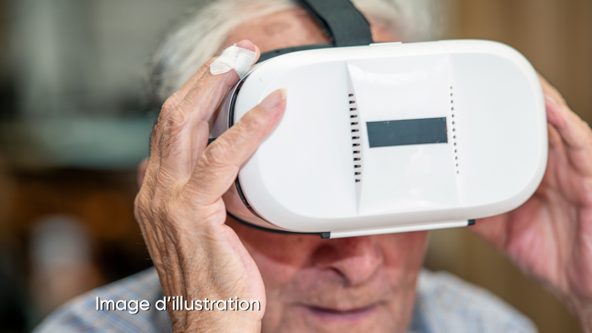 How can virtual reality prevent falls in the elderly?