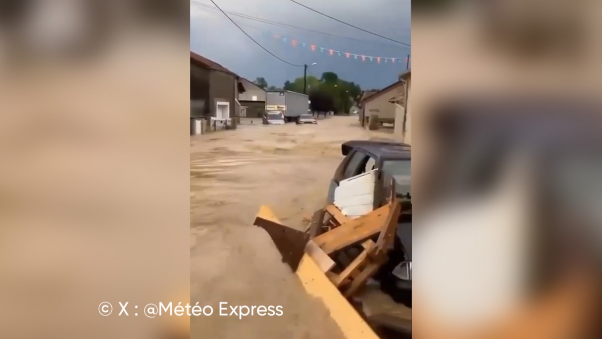 Inondations dans le nord-est de la France: cinq personnes hospitalisées