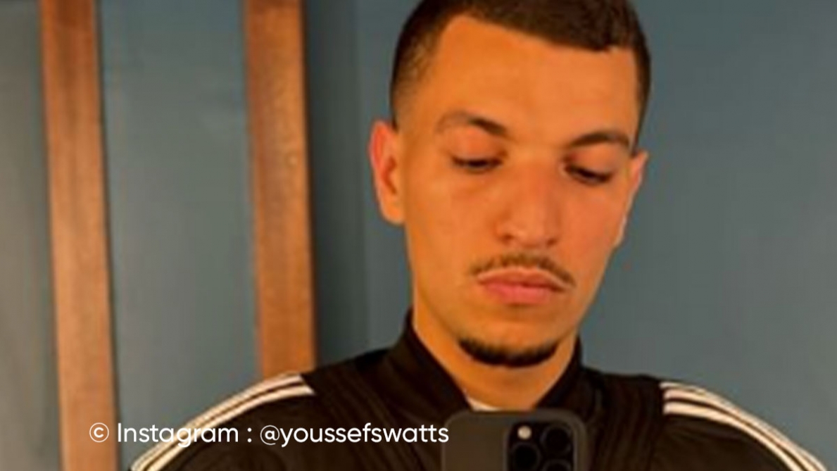 Youssef Sawat, un giovane rapper di Tournai con uno spettacolo popolare, si esibisce durante la Festa Nazionale Belga