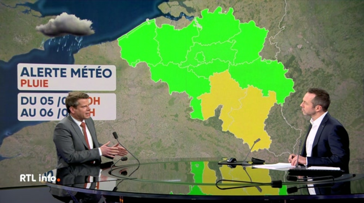 Une météo bien maussade en ce dernier jours des vacances | RTL Info