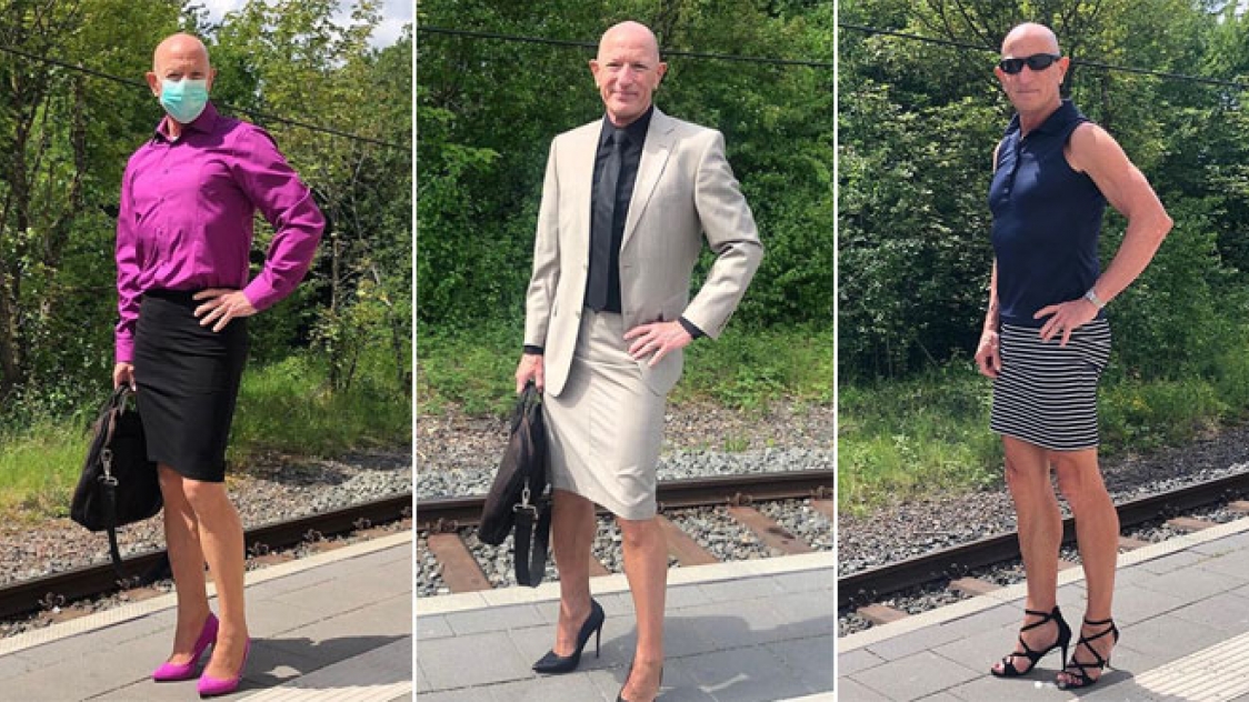 Mark porte des jupes et des talons au quotidien: Les vêtements ne  devraient pas avoir de genre! (photos) | RTL Info