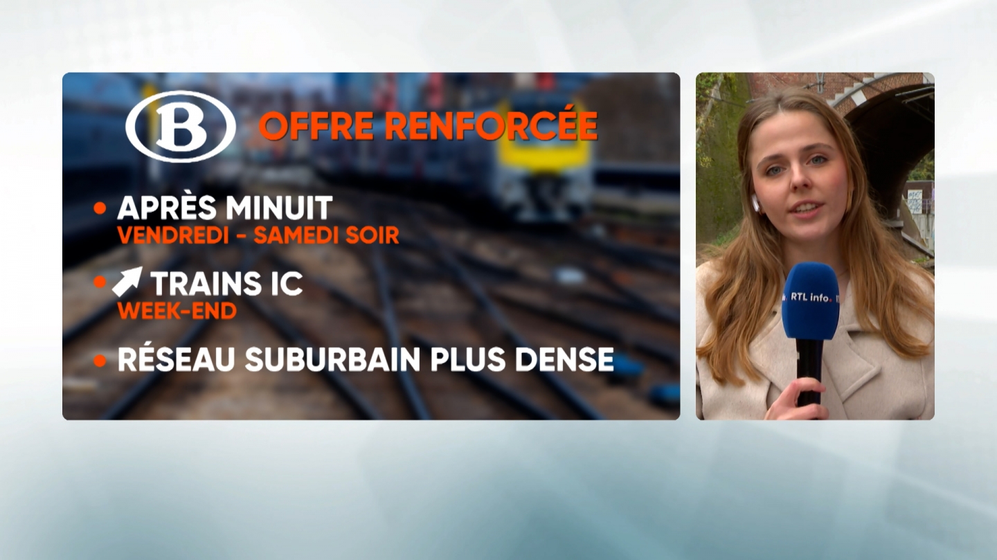 La SNCB renforce son offre de trains.