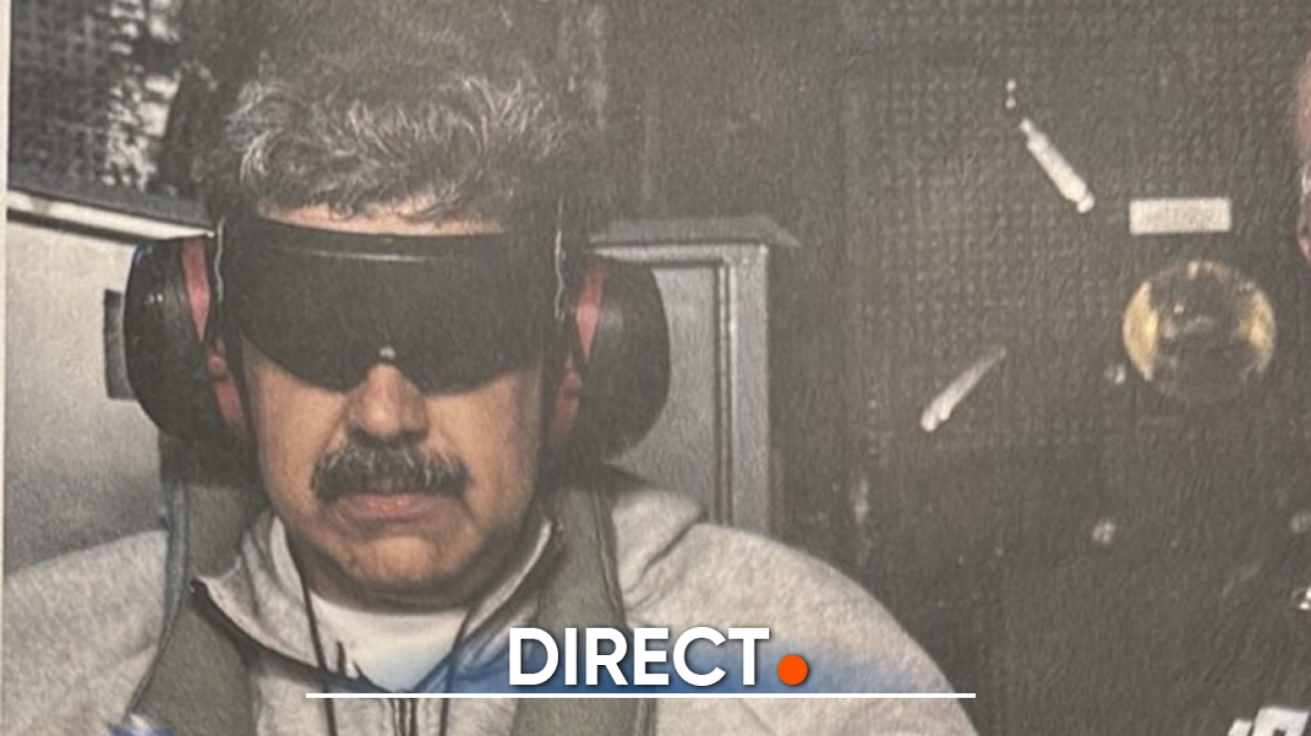 Nicolas Maduro après sa capture par les États-Unis