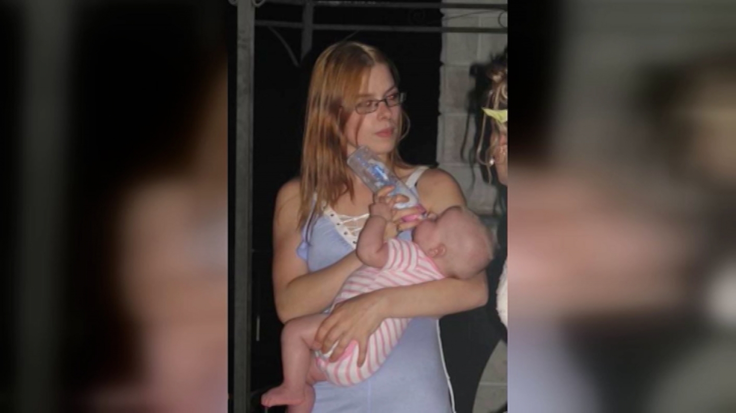 Alicia Allemeersch avec sa fille, Jenna, peu avant sa disparition