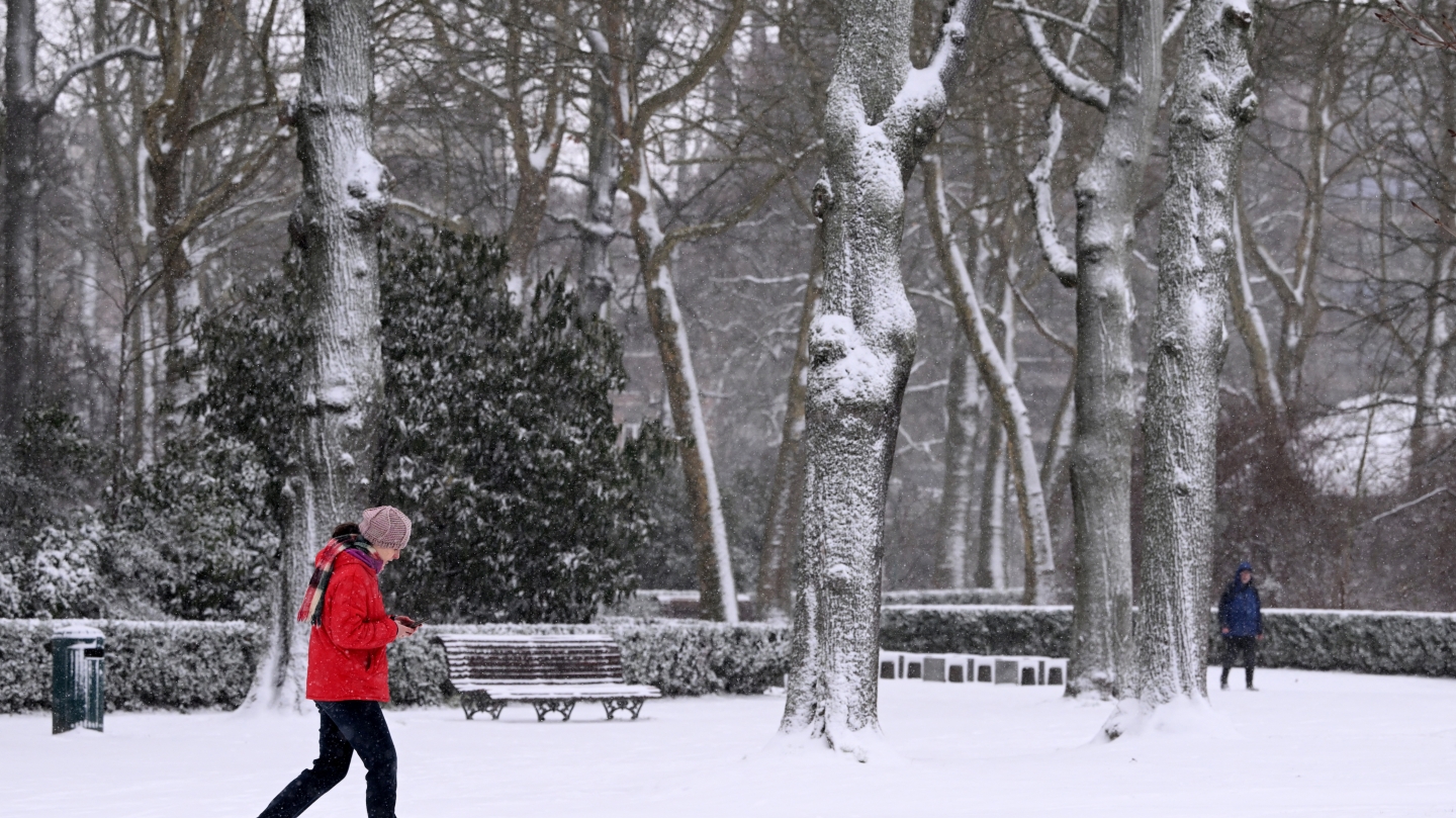 La neige devrait arriver dimanche après-midi.