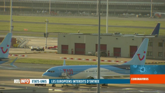 Covid-19: le secteur aérien belge impacté par la décision de Trump