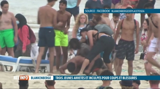 Bagarre à Blankenberge: mandat d'arrêt décerné à 3 jeunes