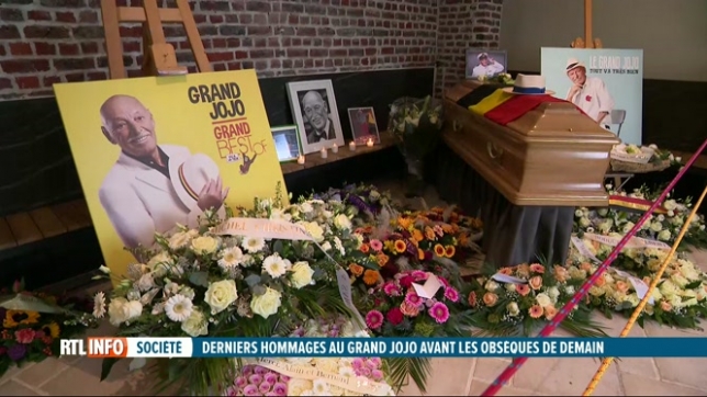 Les Belges peuvent rendre un dernier hommage au Grand Jojo