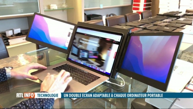 Une PME de Gerpinnes conçoit un PC portable avec double écran supplémentaire