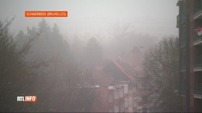 Un épais brouillard est installé sur la Belgique depuis plusieurs jours