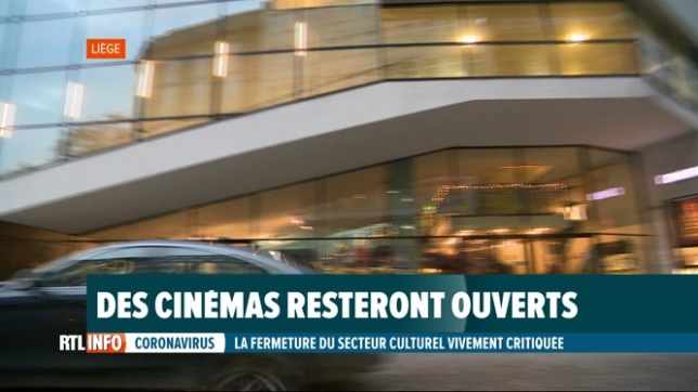 Codeco: dernières séances pour les cinémas avant la fermeture du 26
