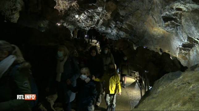 Vacances de Noël: le Domaine des Grottes de Han fait le plein de visiteurs