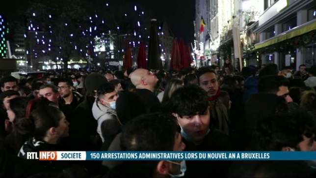 Réveillon de Nouvel An: nombreuses interventions de la police à Bruxelles