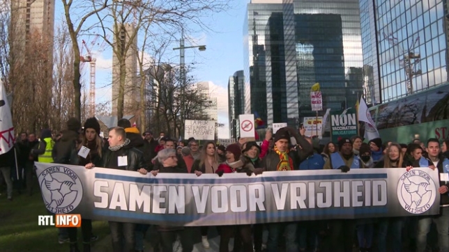 Manifestation contre les restrictions sanitaires ce dimanche à Bruxelles