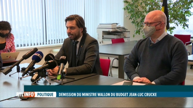 Jean-Luc Crucke, le ministre wallon du Budget, démissionne