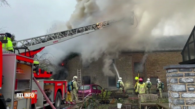 Havelange: une maison ravagée par les flammes