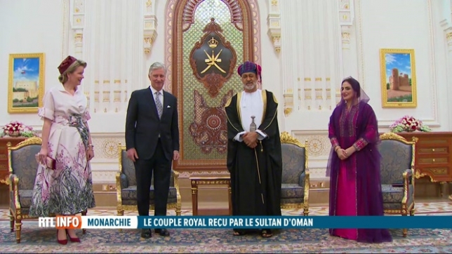 Visite officielle à Oman: le couple royal reçu par le Sultan