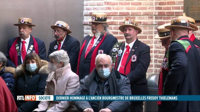 Les funérailles de Freddy Thielemans ont eu lieu ce matin à Bruxelles