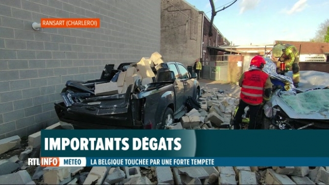 Tempête Eunice: bilan des dégâts en Belgique