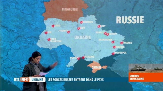 Ukraine: le détail des opérations militaires russes en cours