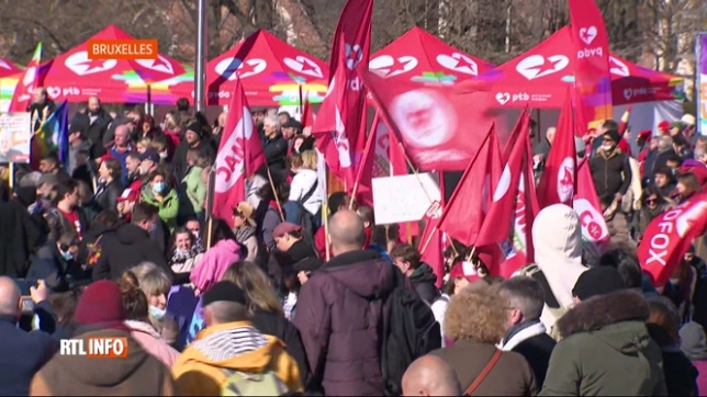 6.000 manifestants à Bruxelles contre la hausse des factures énergétiques