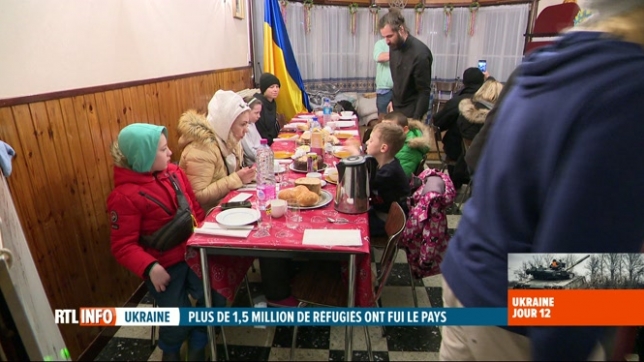 Guerre en Ukraine: des réfugiés ukrainiens sont arrivés en Belgique cette nuit