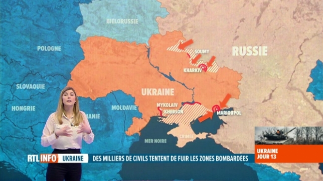 Guerre en Ukraine: Laura Van Lerberghe nous donne des nouvelles des divers fronts