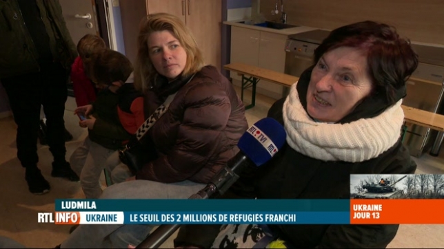 Guerre en Ukraine: près de 2000 réfugiés ukrainiens enregistrés à Bruxelles