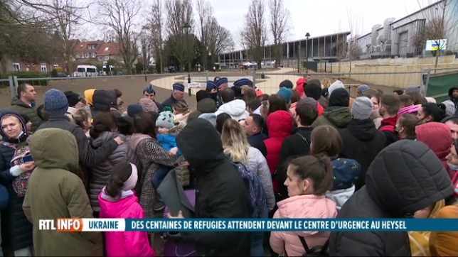 Guerre en Ukraine: le palais 8 du Heysel ouvre ses portes aux réfugiés ukrainiens