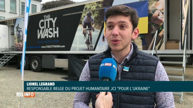 Des jeunes Liégeois envoient 2 camions-douches pour les Ukrainiens: Un beau projet qu