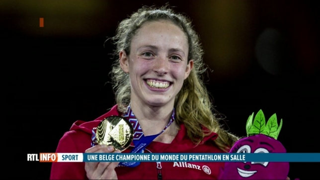 Noor Vidts sacrée championne du monde du pentathlon hier à Belgrade