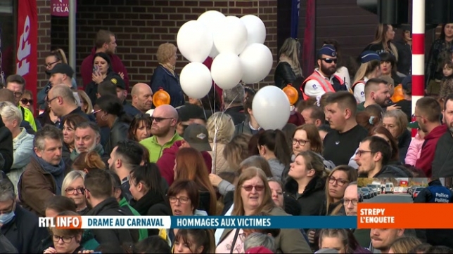 Drame à Strépy-Bracquegnies: un hommage rassemble des centaines de personnes